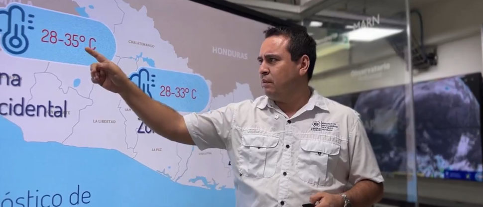 MARN advierte de presencia de fuertes vientos con velocidades de 40 a 70 km/h