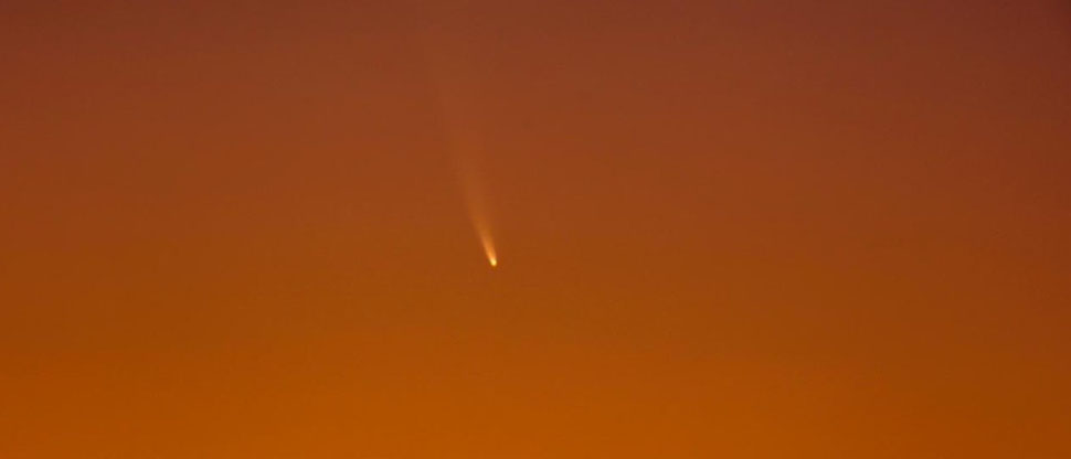 Captan el cometa Atlas desde La Libertad