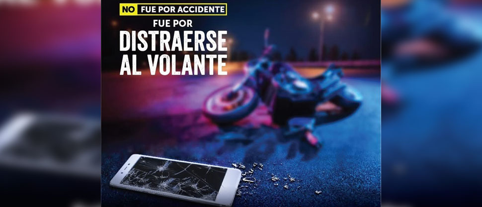 Más de 400 personas fallecieron en 2024 por accidentes a causa de la distracción al conducir
