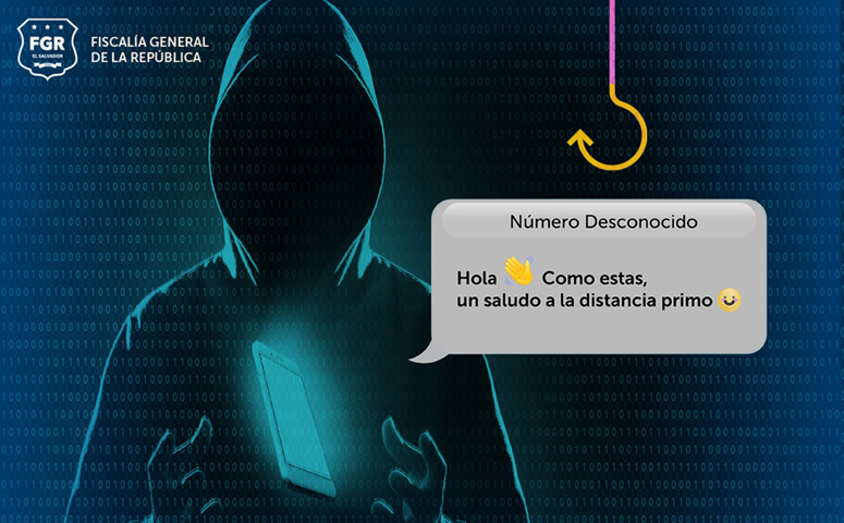 Advierten a los salvadoreños, no dar información personal a desconocidos que textean