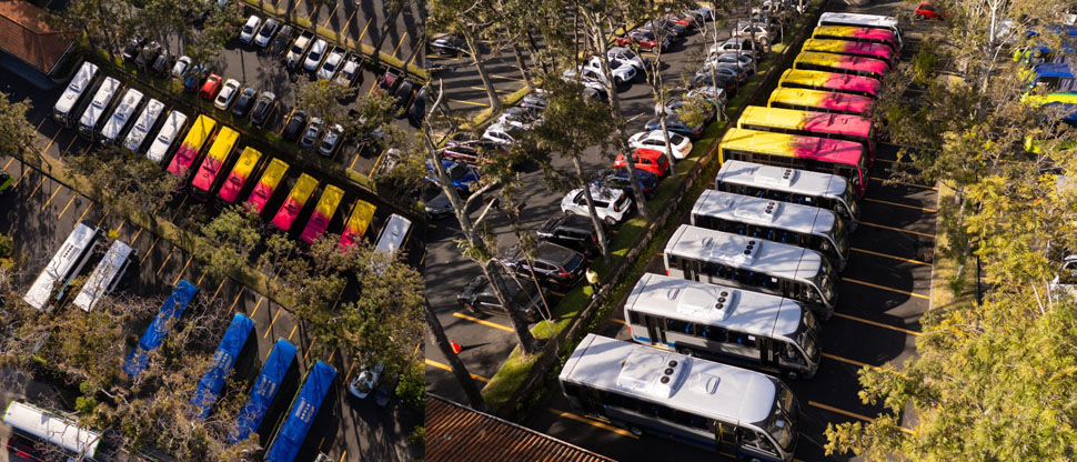 Presentan nuevas unidades del transporte colectivo para diferentes rutas del país