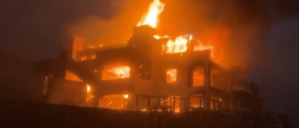 E.E.U.U: Vivienda de hijo del presidente Biden quedó reducida a cenizas por los incendios en California