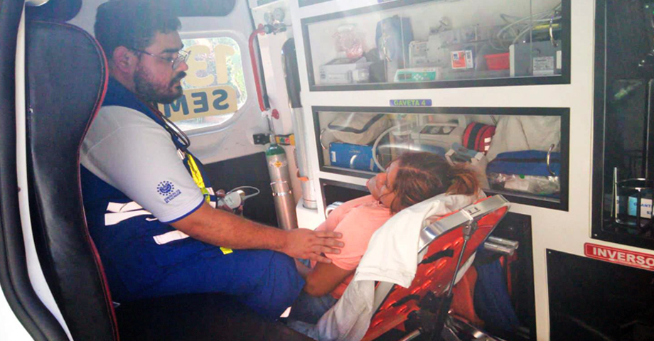 Atienden a dos mujeres afectadas por un incendio en Coatepeque, Santa Ana