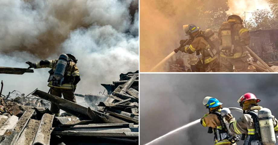 Cuerpo de Bomberos atiende fuerte incendio en un predio baldío de Soyapango