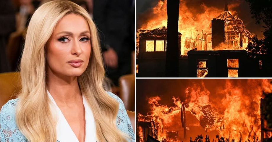 Paris Hilton pierde su vivienda tras severos incendios en California