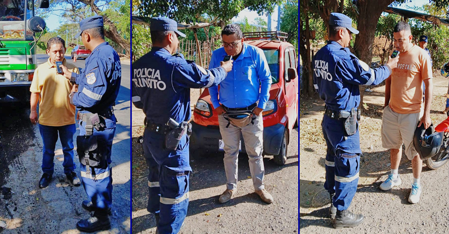 Intensifican controles para verificar que conductores no se encuentren bajo los efectos del alcohol