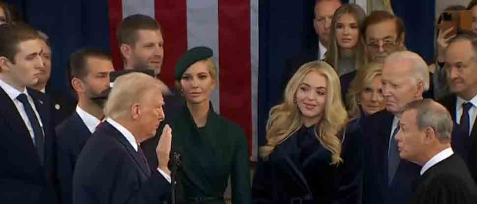 Donald Trump es juramentado como presidente de los EEUU