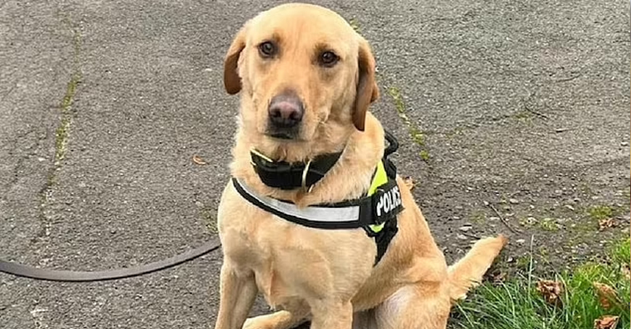 Despiden a perro policía por negarse a perseguir delincuentes