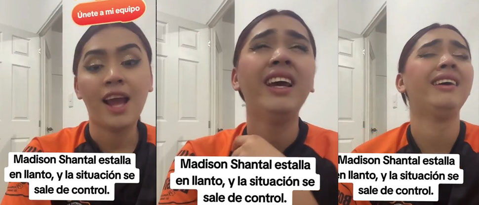 Madison Shantal rompe en llanto al confesar que se quedó sin pareja