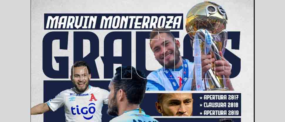 Alianza anuncia que Marvin Monterroza deja el club y le da las gracias