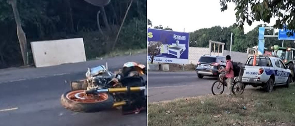 Motociclista pierde la vida al accidentarse en carretera Litoral, esta mañana