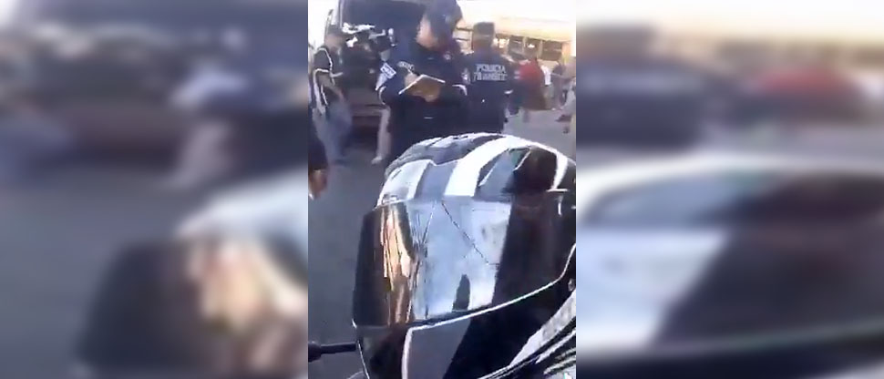 PNC sanciona a dos de sus agentes por mal procedimiento realizado a un motociclista