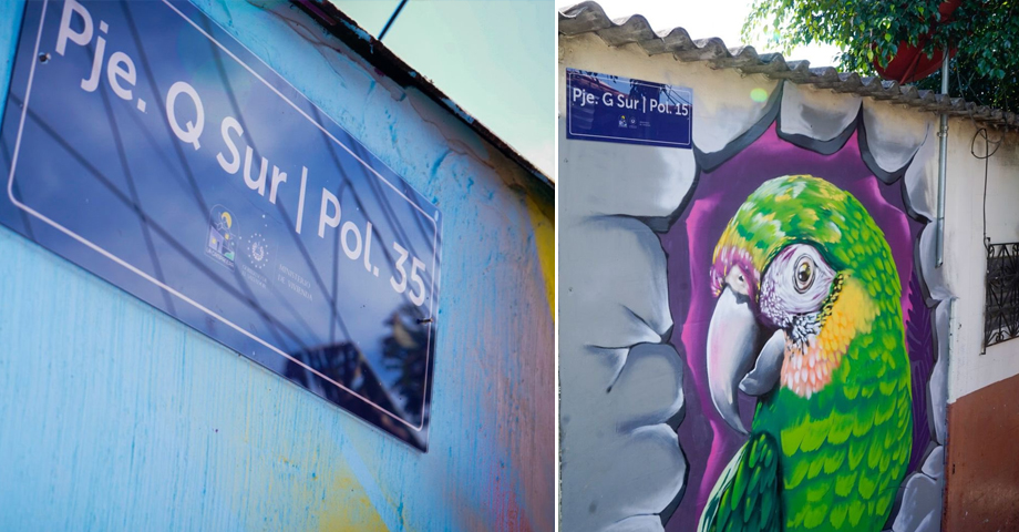 Pasajes del Reparto La Campanera ya cuentan con nueva nomenclatura