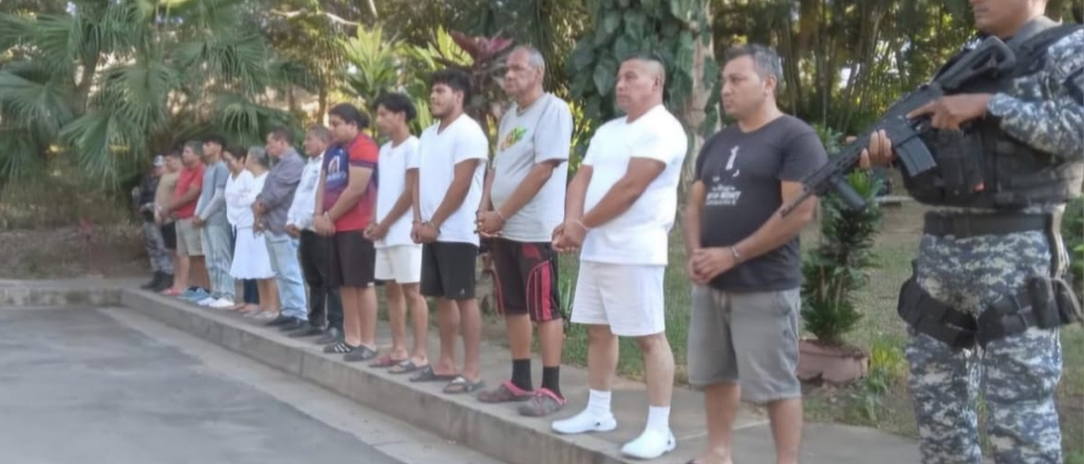 Capturan a 27 pandilleros acusados de graves delitos en Santa Ana