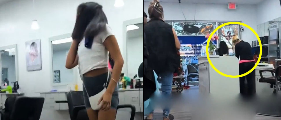 E.E.U.U. Joven se hace un corte de cabello en salón de belleza y se retira sin pagar