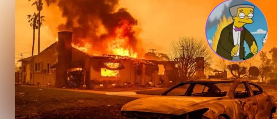 Usuarios señalan que Los Simpson predijeron incendios en California