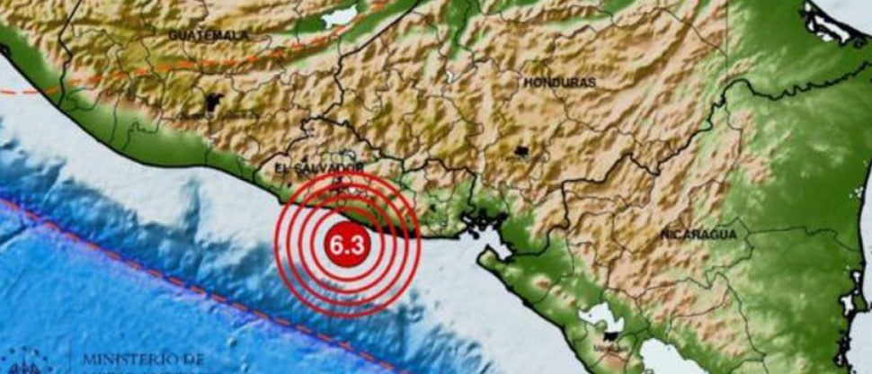 MARN registra 222 réplicas tras potente sismo de 6.3° del pasado 05 de enero