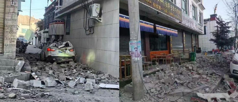 TIBET: Fuerte terremoto de 7,1 deja 95 muertos y 130 heridos