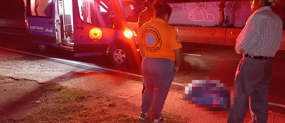 Anciana pierde la vida tras ser arrollada en Santa Ana