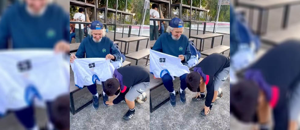 Pequeño fan se encuentra al ‘Mágico’ y ‘se transfiere la magia’ con una espontánea reacción
