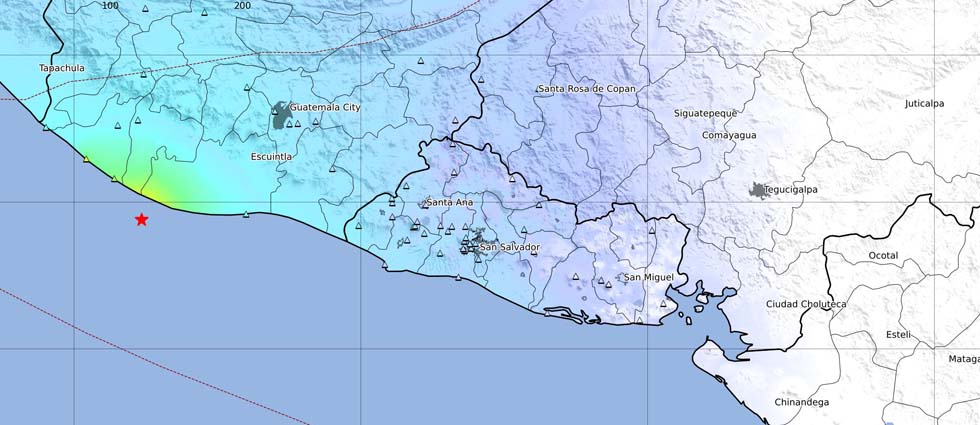 Fortísimo sismo de 6.1 grados en Guatemala también sacude a El Salvador esta madrugada