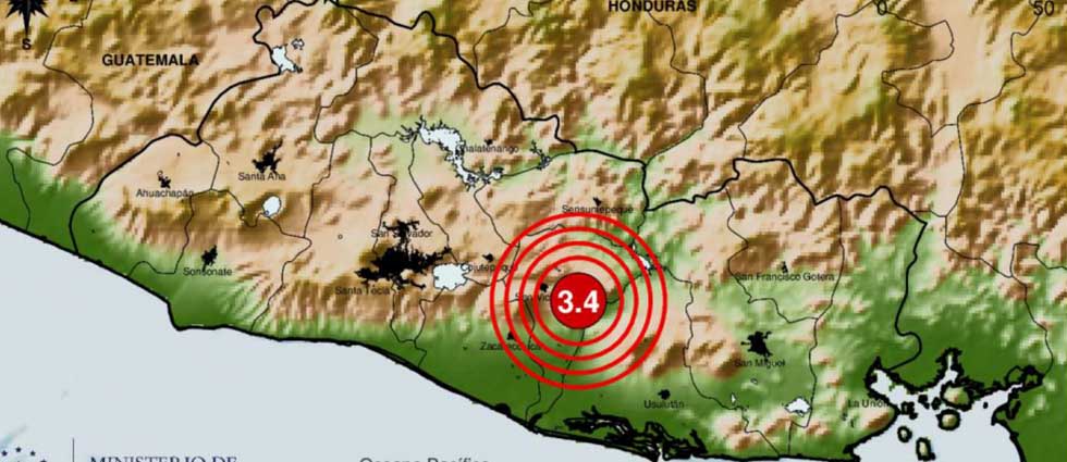 Sismo en San Vicente sacude parte de El Salvador esta noche de miércoles