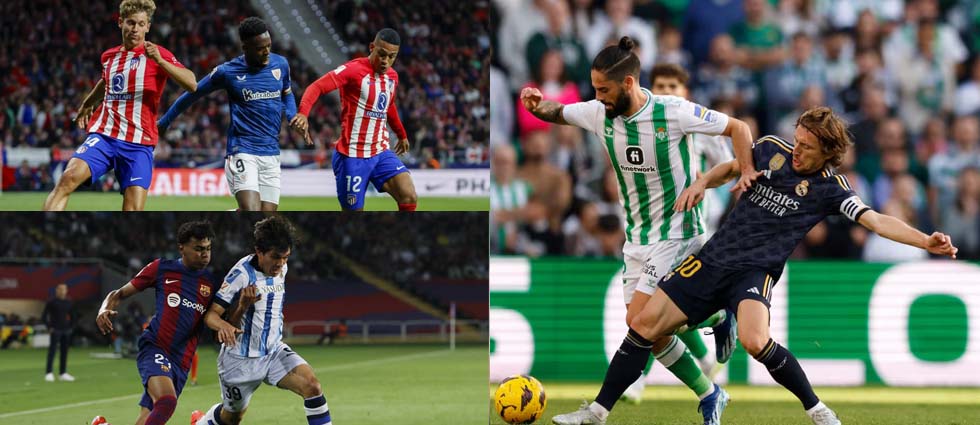 Vaya partidazos este finde en LaLiga: ¡Betis-Madrid, Barcelona-Sociedad y Atlético-Athletic!