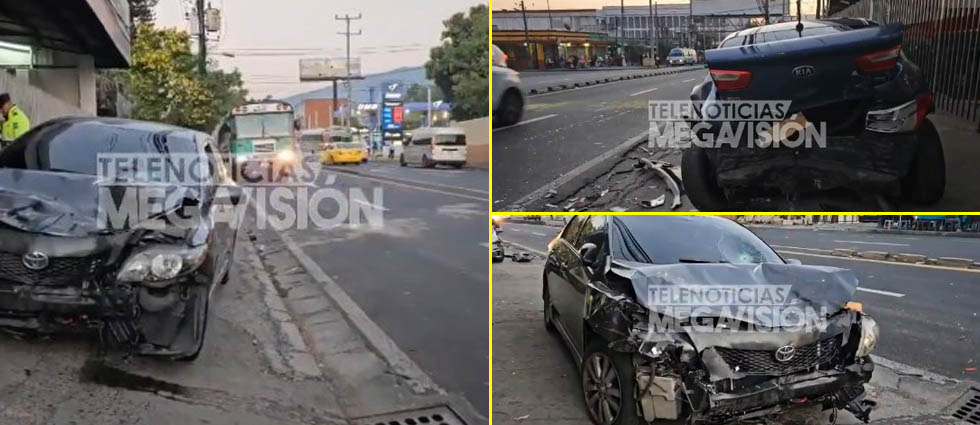 Al menos dos lesionados tras múltiple accidente sobre el bulevar Venezuela