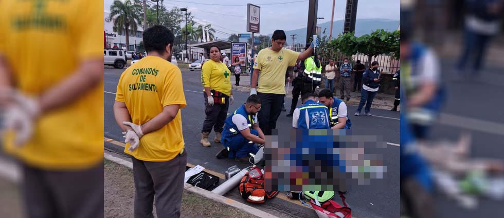 Mujer pierde la vida tras ser arrollada en el bulevar de Los Héroes