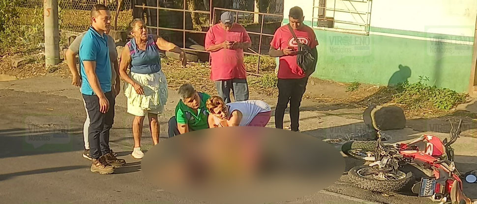 Cobrador de la ruta 147 sufre graves lesiones tras ser atropellado por motocicleta