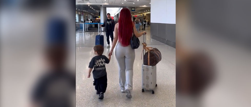 Nicolle Figueroa es vomitada por su hijo durante su viaje a El Salvador