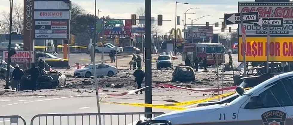 Accidente aéreo en Filadelfia deja al menos 7 muertos y 19 heridos