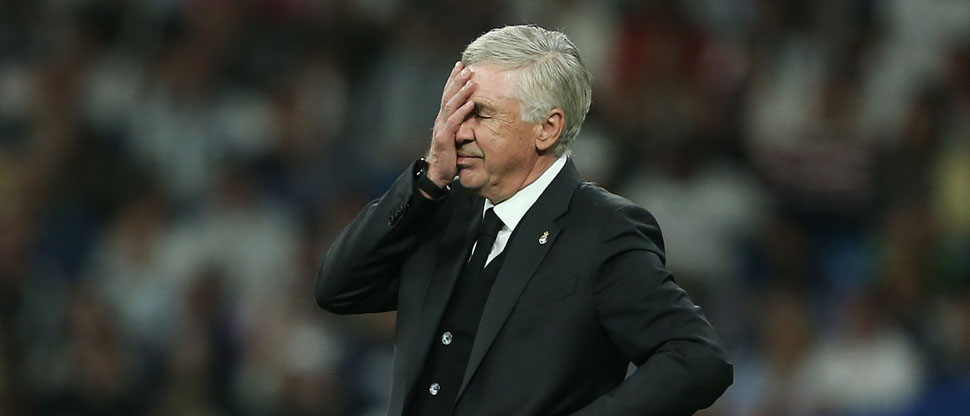 Carlo Ancelotti prefiere los árbitros que pitan en la Champions a los de La Liga
