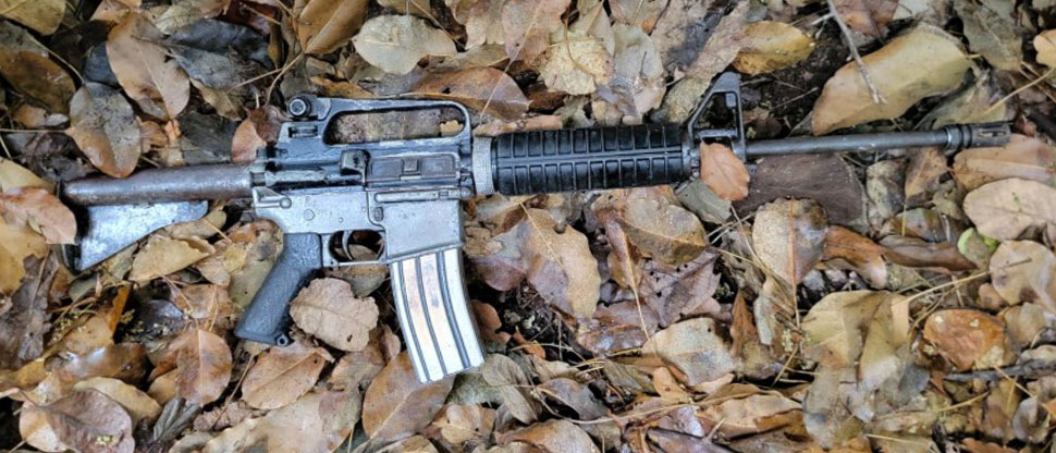 Fuerza Armada localiza fusil AR-15