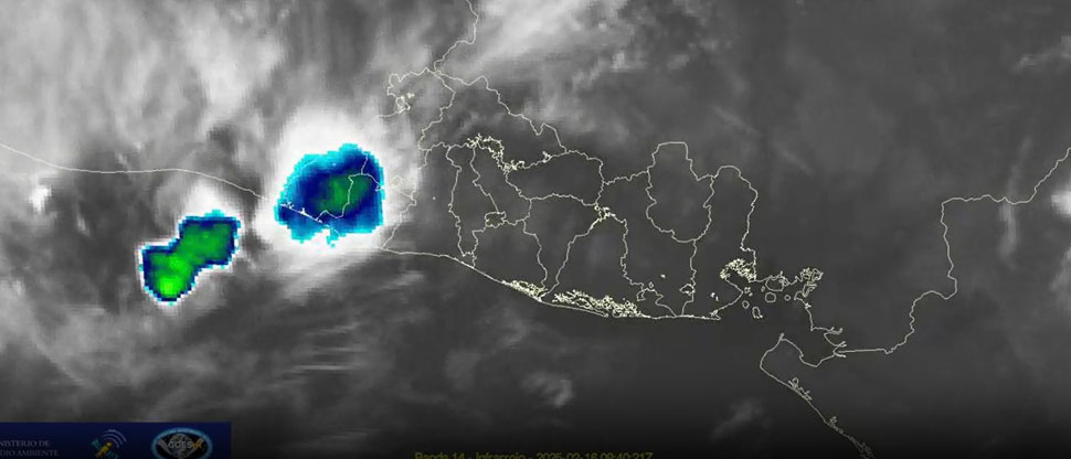 Sigue presencia de lluvias en occidente del país