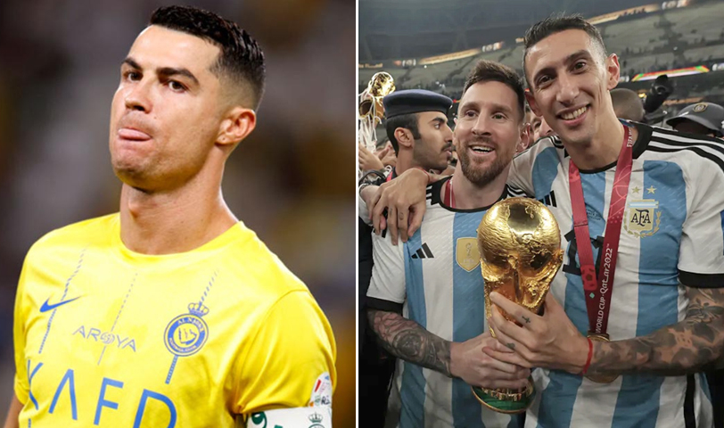 Di María: “Cristiano nació en un mal momento, porque nació otro que fue tocado con una varita mágica»