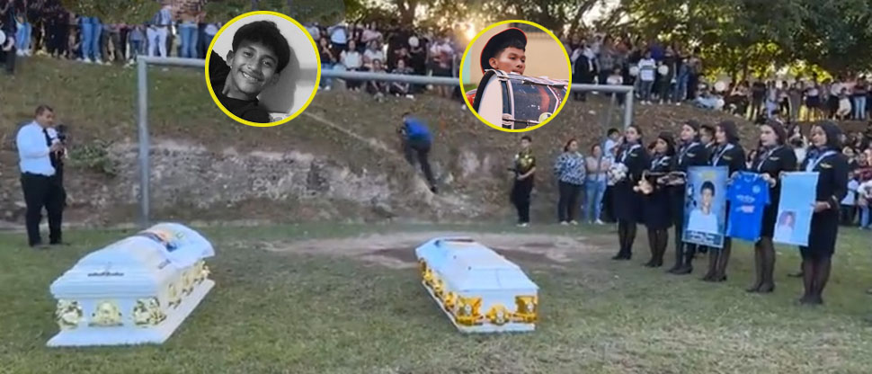 “El último gol”: así despidieron a jóvenes que fallecieron en accidente en San Vicente