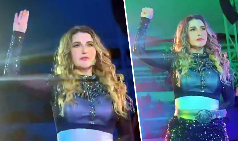 Alicia Villarreal lanza señal internacional de auxilio en pleno concierto