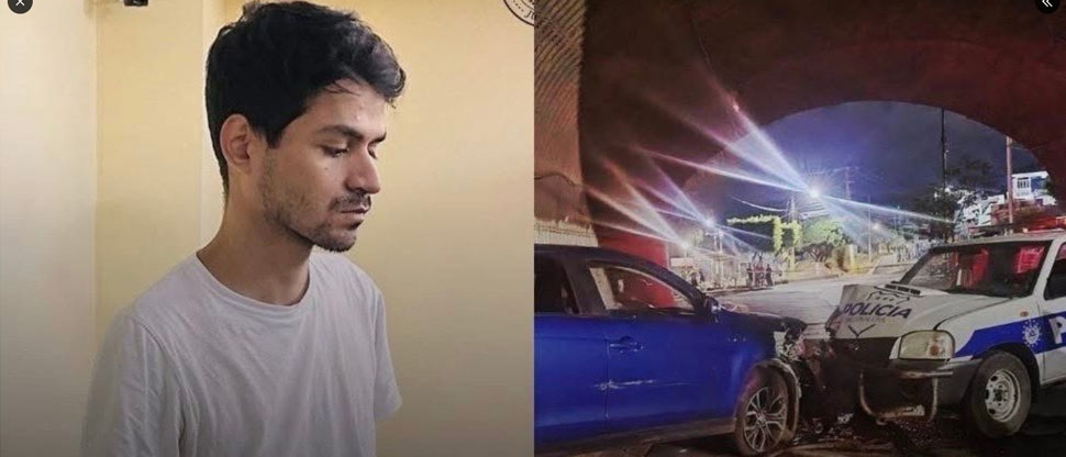 Envían a prisión a sujeto por posesión de droga y chocar con una patrulla de la PNC