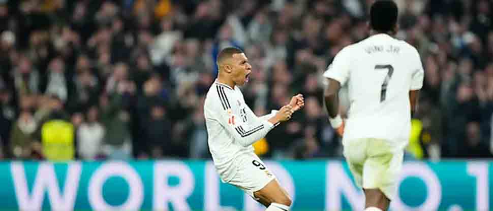 Mbappé salva al poderoso Real Madrid  en el derbi madrileño