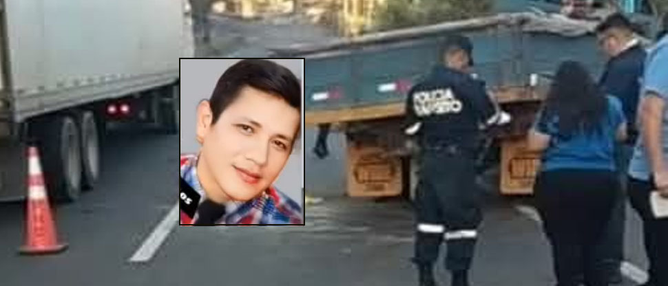 Él era Carlos, vendedor de pan que falleció al ser arrollado por un camión en Sonsonate