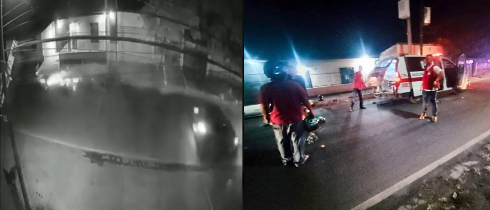 Cámara de seguridad capta un fatal accidente que dejó un motociclista fallecido