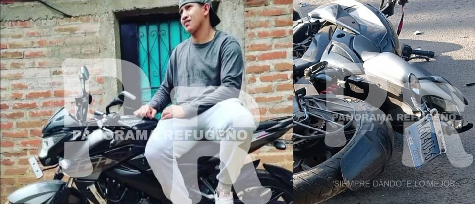 Fallece motociclista quién chocó con un camión en Ahuachapán