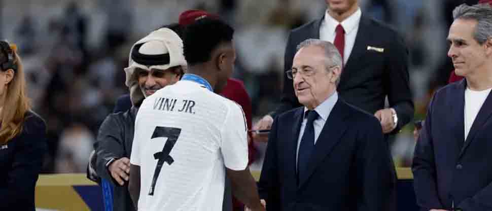 Vinicius jr se ha reunido con la gente de Arabia Saudita