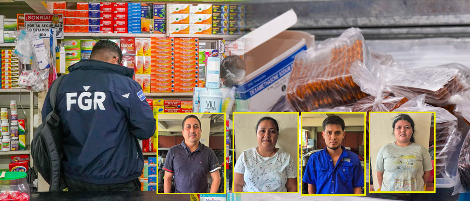 Fiscalía desmantela red criminal que comercializaba medicamentos falsificados