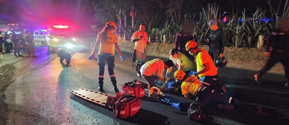 Hombre sufre lesiones graves tras ser atropellado en la carretera Panamericana Este