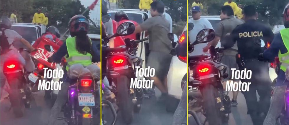 ‘Los tres doritos’ más rápidos tras un pleito vial