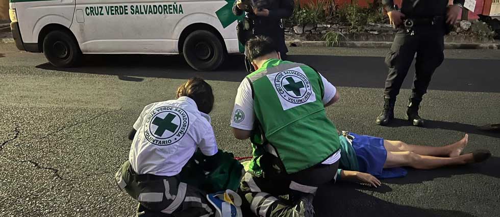 Arrollan a un hombre de la tercera edad en Soyapango