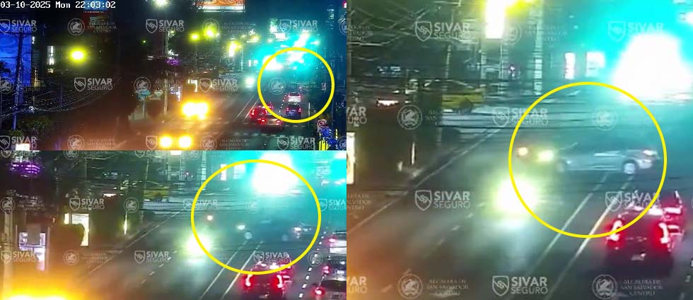 Automovilista hace un giro prohibido y arrolla a un motociclista en el Paseo General Escalón