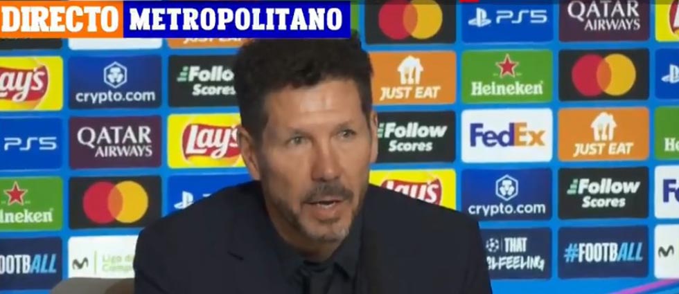Simeone, tras quedar eliminado en casa ante su eterno rival: «Estoy muy contento, la pasaron mal»